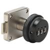 Combination Cam Lock Zinc Alloy Keyless Password Drawer Lock for Home Office Wardrobe Locker Black