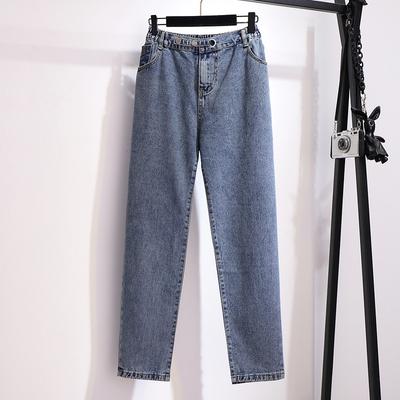 Female Pants Type Women Casual Loose Casual Female Jeans Pants Slim Wide Leg Denim Trousers Plus Size