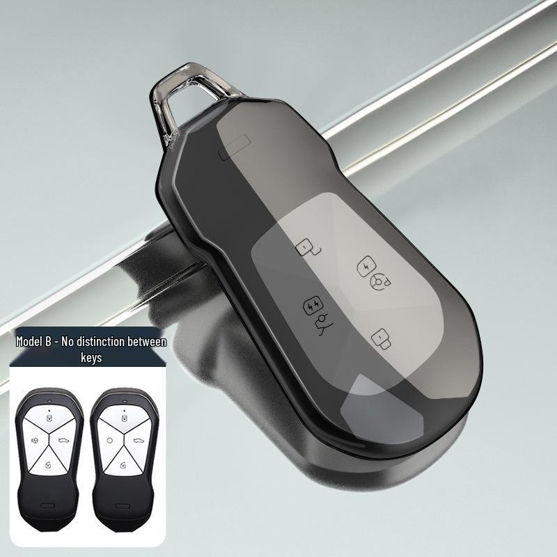 

Xiaopeng G6 Car Key Case: Clear Shell for P5, P7i, G3i, G9 - Full Coverage and Interior Enhancement