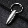 Titanium Alloy Waterproof Bunker Portable Small Pill Box Sealed Waterproof Keyring Mini Carry-On First Aid Pill Bottle