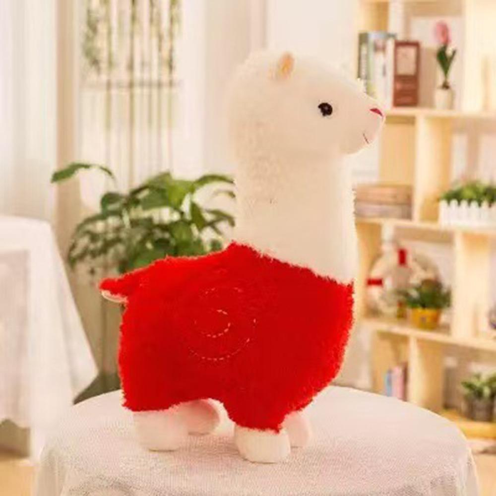 Soft Material Alpaca Plush Toy Children Gits Plush Toy Cute Sheep Llama Animal Dolls  Bed Decor