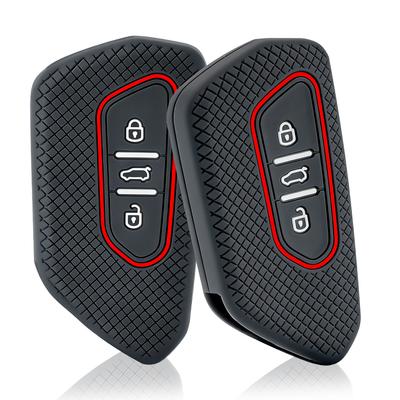 Car Key Case Cover FOB for VW Volkswagen/Golf 8 MK8 ID.3 ID.4 /Cupra/Skoda/Octavia A8/SEAT/Leon MK4 2020 2026/Formentor/Tarraco