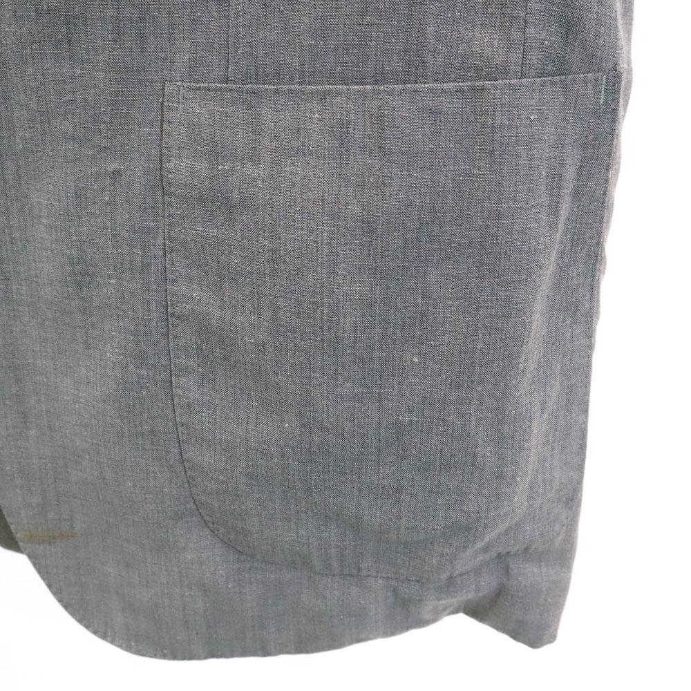 Lanvin 90er Wolle Leinenmischung alte Langarm taillierte Jacke CLASSIQUE Herren Gebraucht