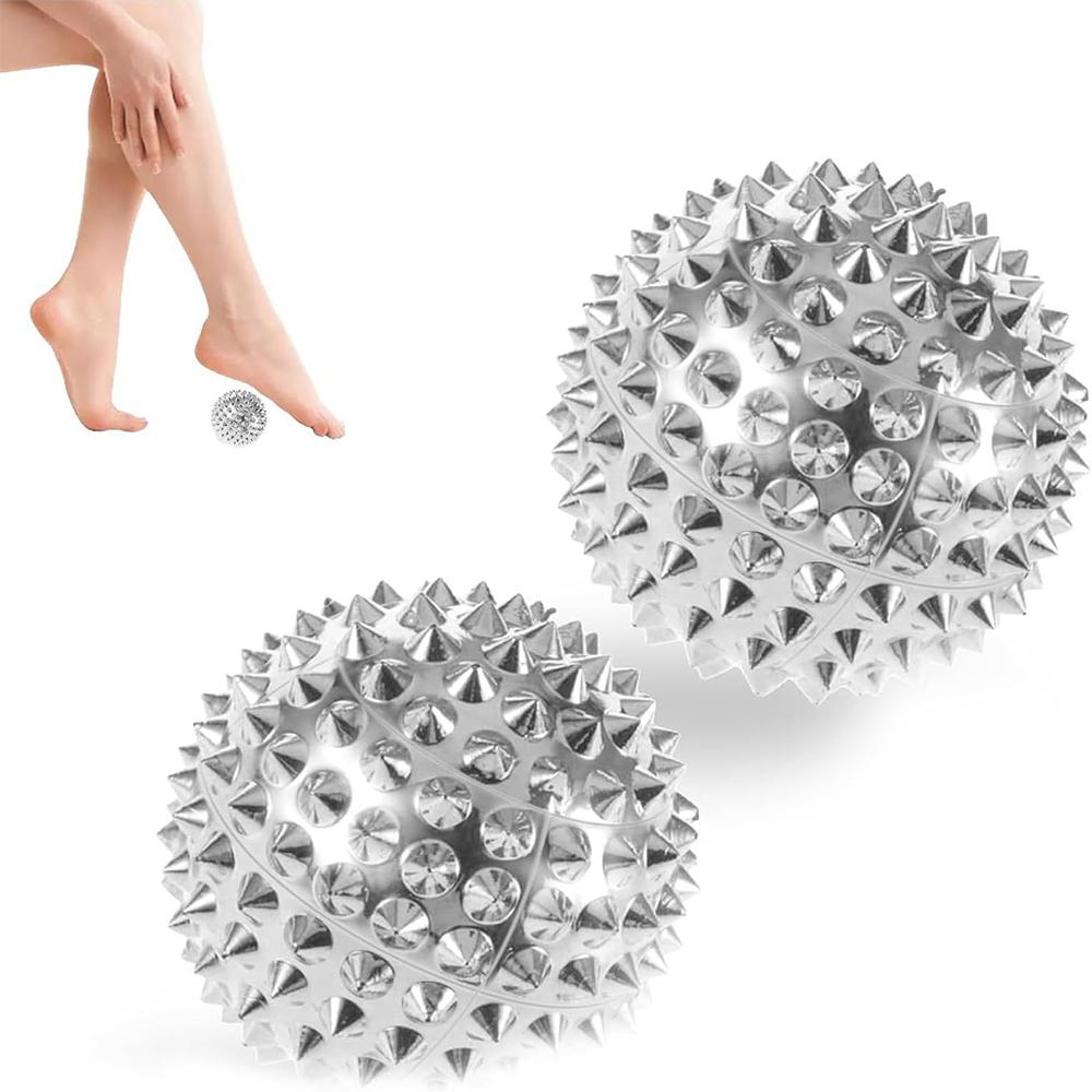 

2Pcs 32 mm Acupressure Skill Balls Hedgehog Ball For Back, Legs, Feet and Hands