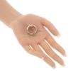 HERMES   Scarf Ring Gold Metal Women