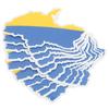 Ukrainian Map Stickers Ukraine Map Flag Decal Sticker for Cars Window Tables Skateboards Laptop Computer