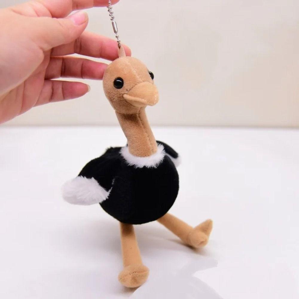 Cartoon Plush Ostrich Toy Simulation Ostrich Cartoon Lifelike Pendant  Gift
