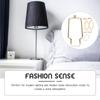 1Set Heavy Duty Adjustable Lampshade Harp Holder Lamp Shade Bracket Alloy Electroplated Rust Proof for Cafe Hotel Restaurant DIY