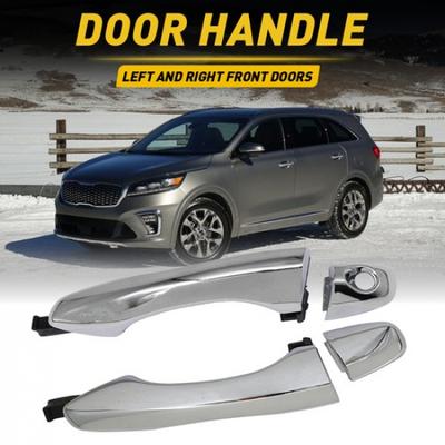 Exterior Door Handle Silver For 2016- Kia Sorento Front Left & Right Side EV