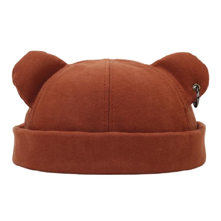 Japanische Bärenohren Mützen Hut für Hiphop-Enthusiasten Nicht verformbar Verdickt Warme Beanie-Mütze für Winter Herbst Erwachsene Unisex