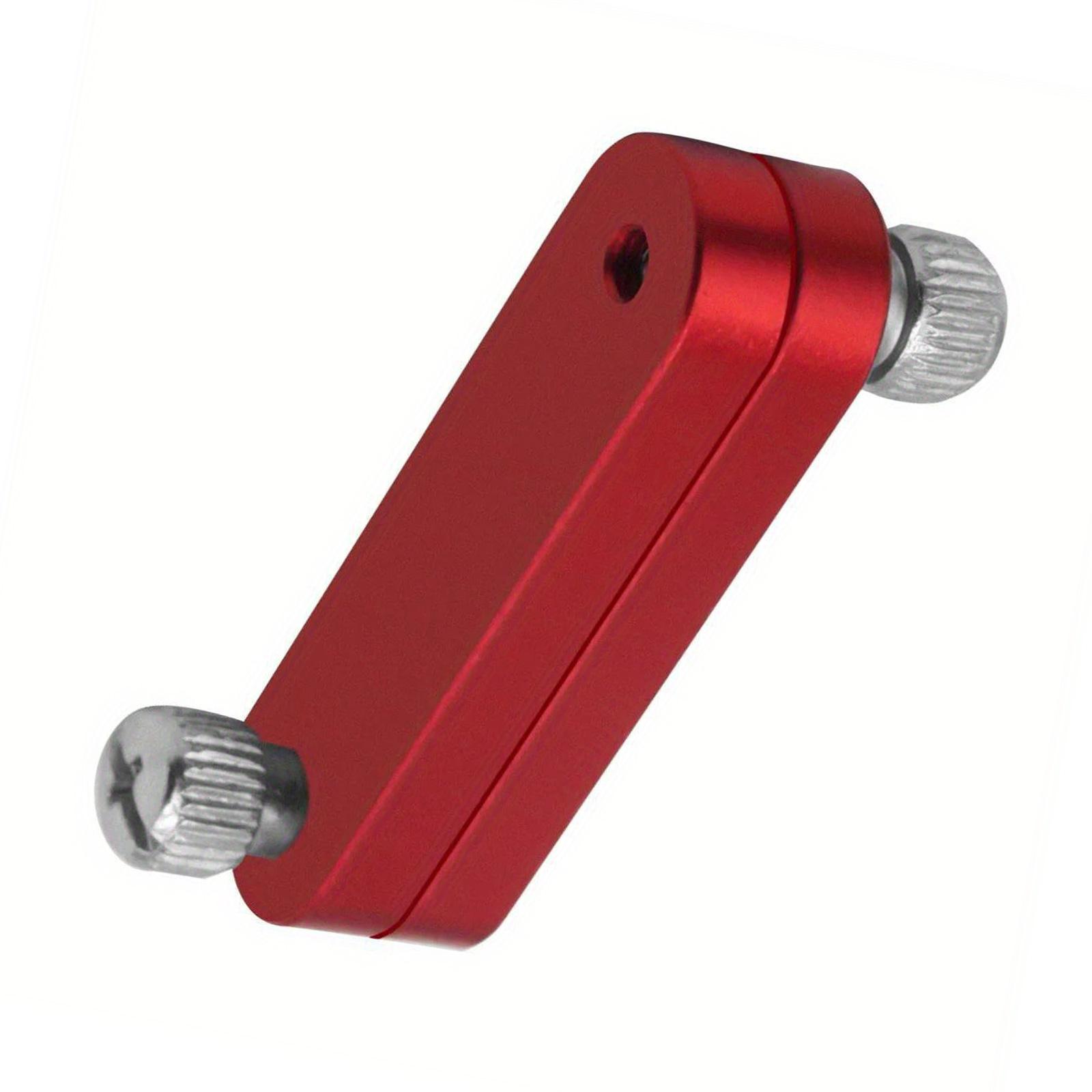 

Алюминиевая линейка-упор, линейка-ограничитель, позиционирующий блок для точной разметки и измерения в деревообработке красный