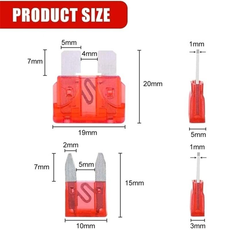 300PCs Fuse Boxed Set Fuse Holders1