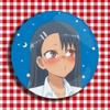 Don't Toy With Me,Miss Nagatoro-San Laser Badge Creative Pins Brooch for Decor Gifts Fans Collect Easter decorations