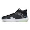Anta Retro Basketball Shoes With Shock Absorption And Slip Resistance Men Sneakers Black Gray 112141614-2