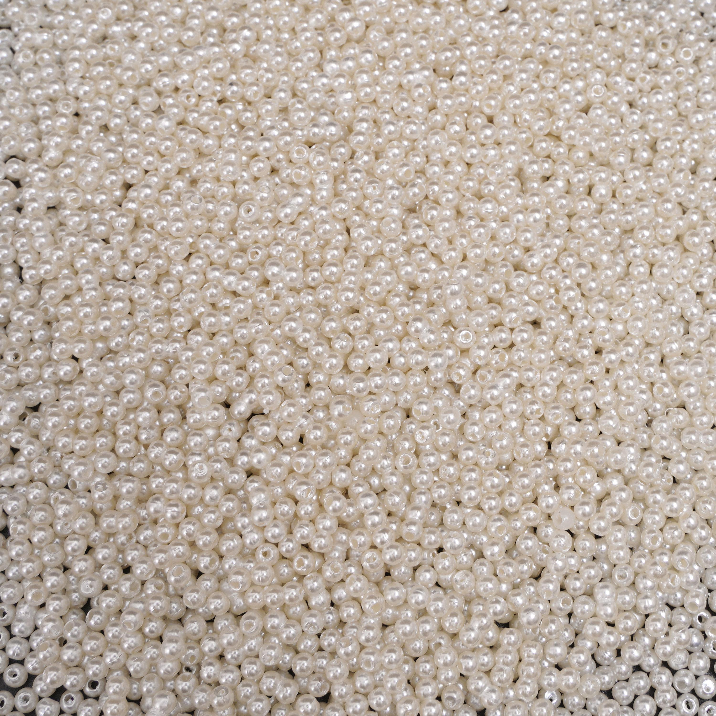 

Высокоглянцевый АБС Жемчуг Водяная Мельница Круглый Прямое Отверстие Рассыпные Бусины DIY Браслет Ожерелье Изготовление Ювелирных Изделий Шитье Рукоделие Декор 3mm 400pcs бежевый