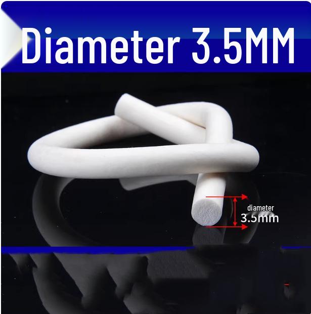 High-Temp Resistant Silicone Foam Rubber Strip - Anti-slip, Waterproof Sealing (2-5mm)