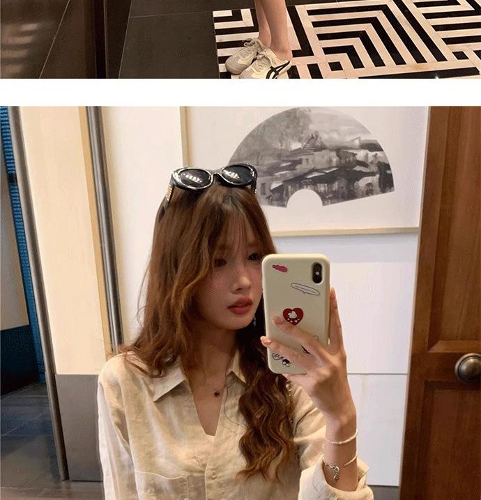 Women's French Retro Long Sleeve Shirt - 2026 Spring Collection, Loose-Fit, Classic Style