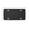 1Pair Silicone Black License Plate Frame Covers Front Or Back Car Plate Bracket Holders, Rust-Proof, Rattle-Proof Accessories
