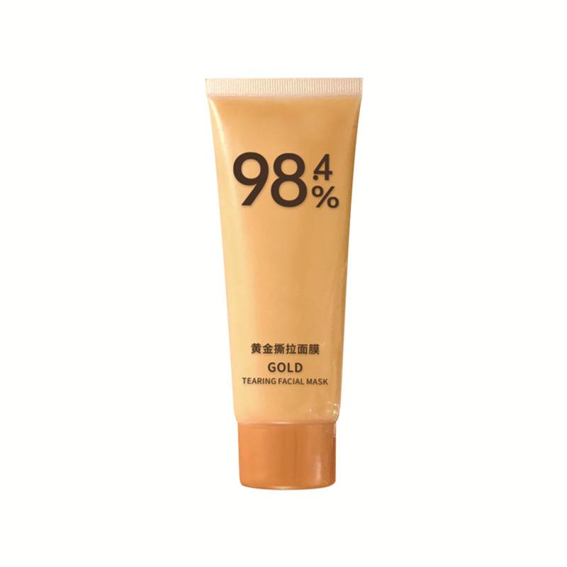 Gold Foil Peel-Off Mask 24k Gold Foil Peel-Off Masque Firming Facial Mask for Rough Large Pores for Women Deep Cleansing Skin