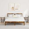 Nightstand 2 pcs Smoked Oak 41 x 40 x 45 cm
