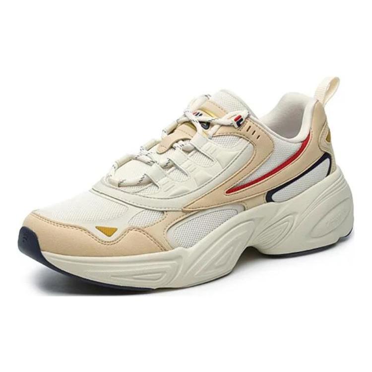 New FILA Cube Running Shoes 'White Beige' F12M216130FWS
