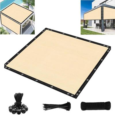 90% Schattiergewebe, Strapazierfähige Netzplane Gartenschatten Outdoor Sonnenschutznetz für Pflanze Pergola Terrasse