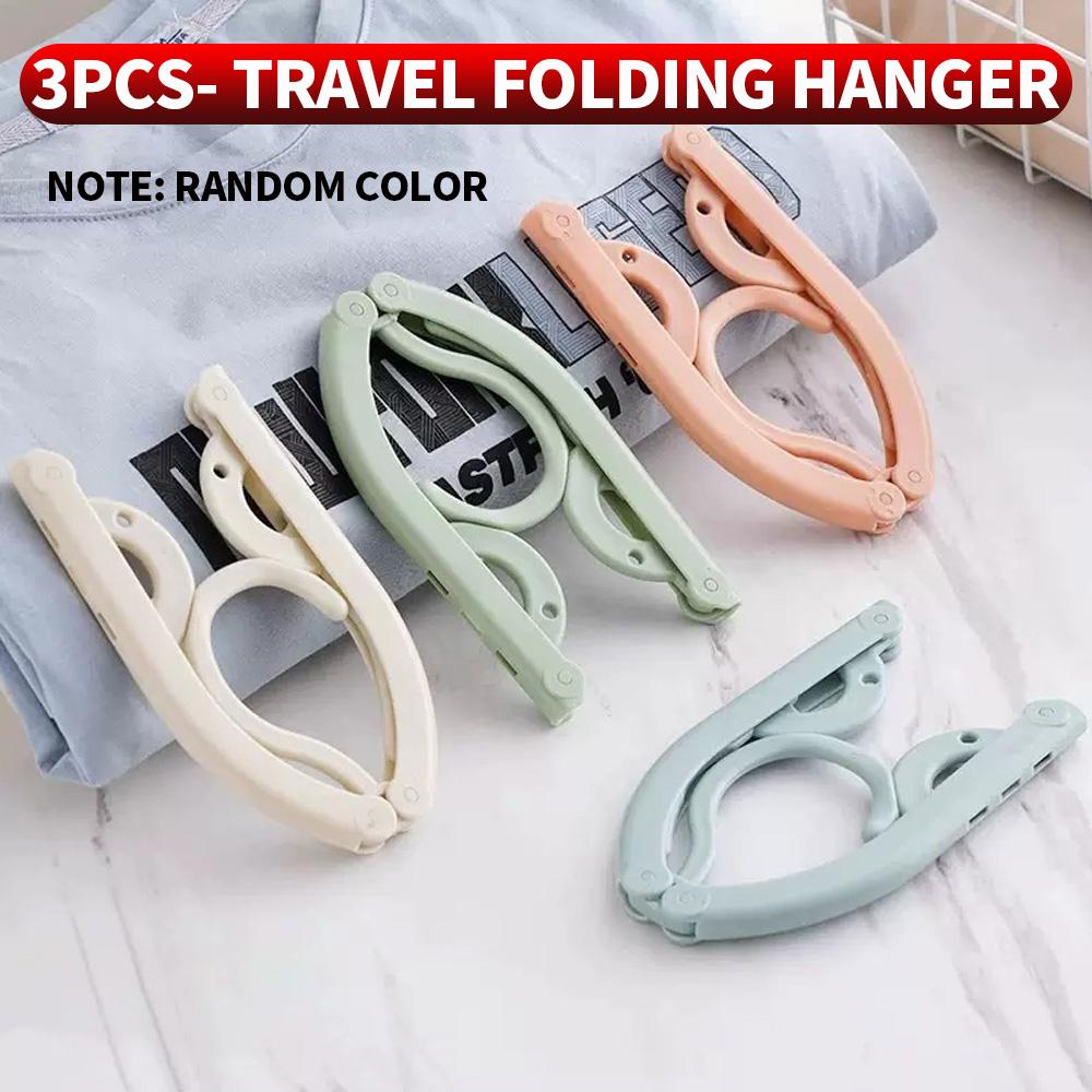6PCS/3PCS/1PC Portable Folding Travel Hanger - Space Saving Drying Hanger, Travel Hanger