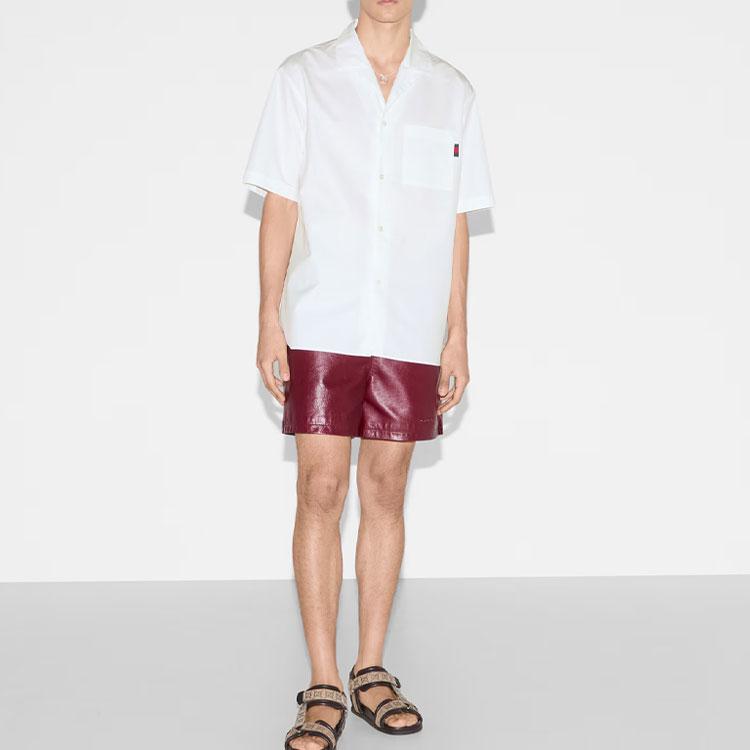 Gucci Web Detailed Regular Fit Shirt 794907-Z7AHA-9000