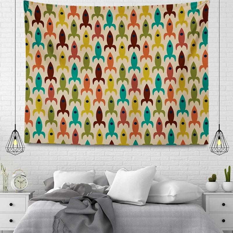 Office Living Room Tapestry Simple Geometric Decorative Hanging Cloth Home Wall Decoration Tapestry