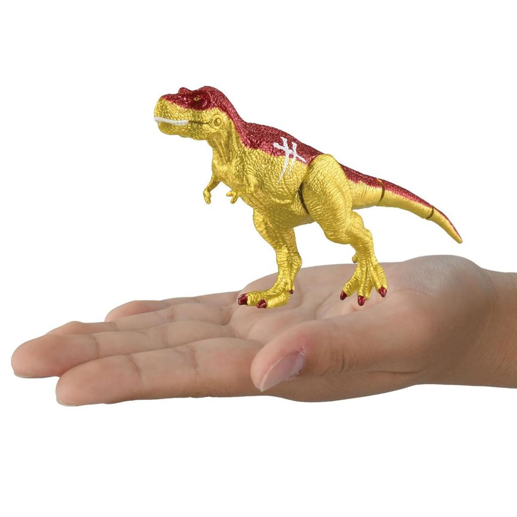 TAKARA TOMY Ania Adventure Continent Ania Kingdom Blaze and Friends Set Gold Animal Dinosaur Toy for Ages 3 and Up (King Ver.)