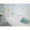 Mie Sangyo Lightweight Shutter-Style Bathtub Lid, Product Size (Approx.) 70 X 93.5 Cm, White, Mildew-Resistant, Made In Japan