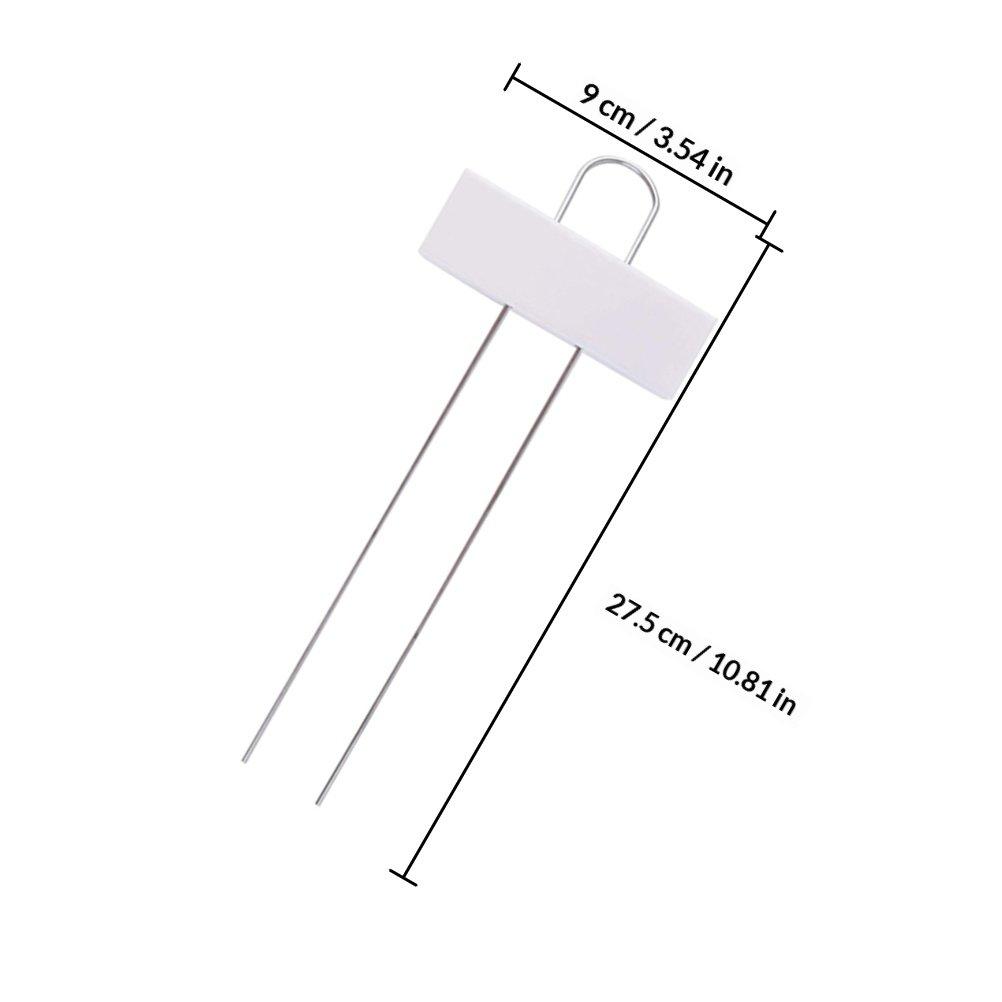 

6pcs Metal Plant Labels Tall Rustproof Garden Markers For Outdoor Use Identifying Plants In Garden Greenhouse Waterproof белый