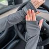 UV Protection Ice Sleeves Men Women Summer Sun Protection Arm Sleeves Outdoor Cycling Driving Arm Sleeves Gloves Sweat Absorbent