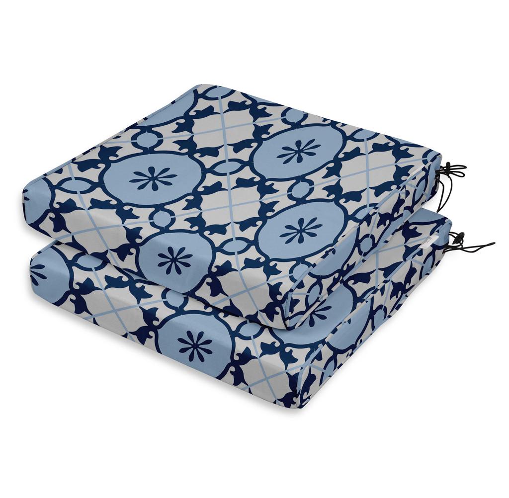 Vargottam Perfect Outdoor Indoor Square Corner Seat Cushions Water-Resistant Lounge Chair 18.5" X 16" Home Office Patio Furniture