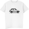 Brand Design Print Man Cotton Motorholics Mens Original Sketch Fiat 126 Car T-Shirt Family T