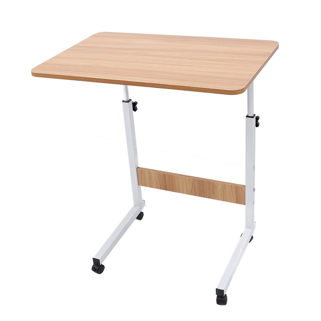 Sofa Bed Side Table Mobile Laptop Computer Desk Cart Over Bed Table with Wheels for Sofa Laptop