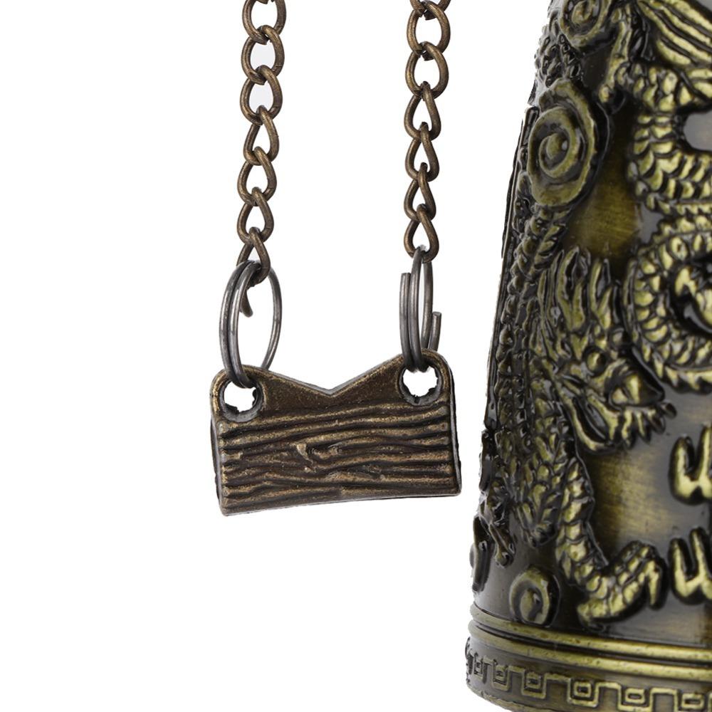 Bronze Buddhist Bell Ornament Alloy Bronze Bell Statue Feng Shui Bell Meditation Space