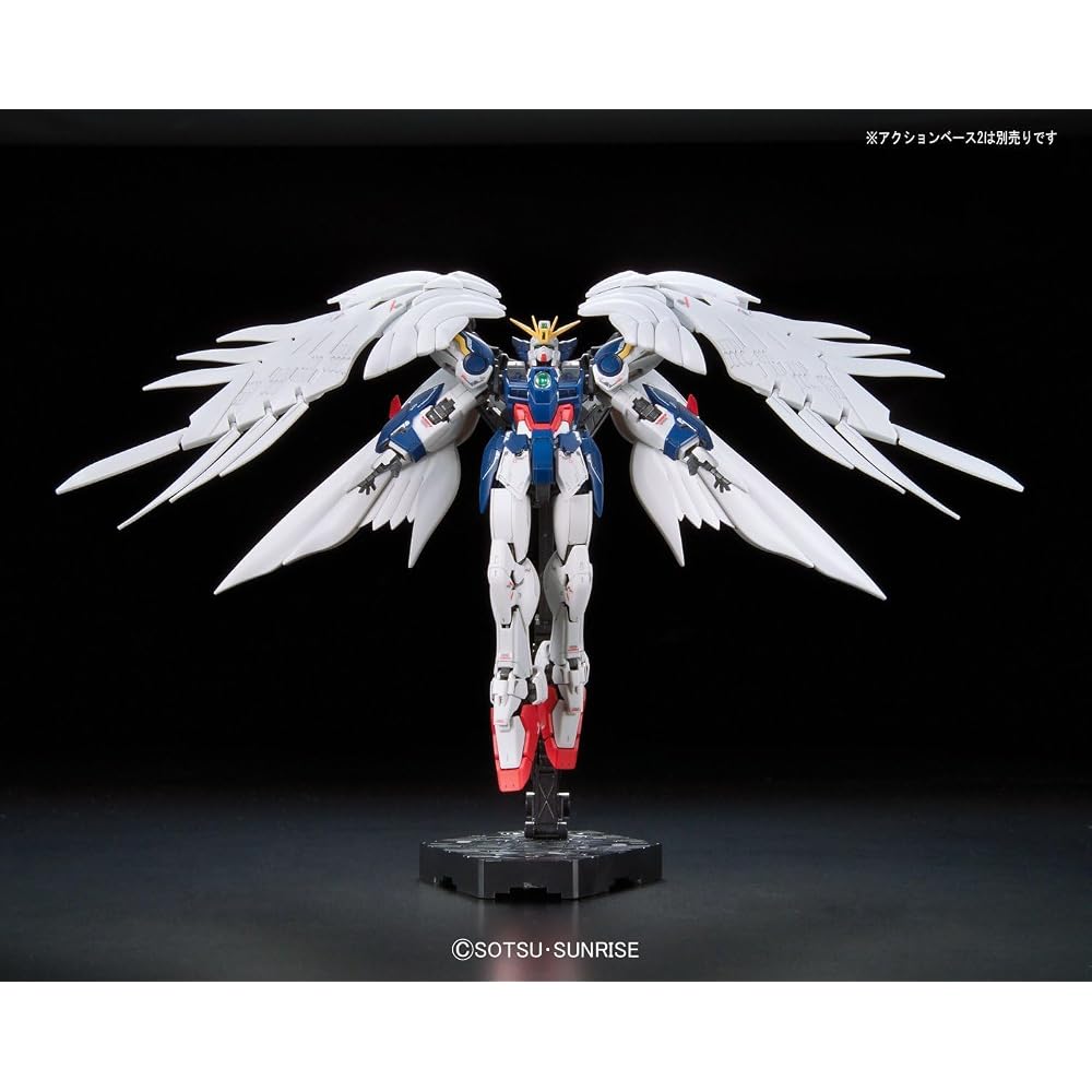 RG Mobile Suit Gundam W XXXG-00W0 Wing Gundam Zero EW 1/144 Scale Color Coded Plastic Model