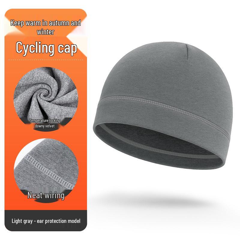 Windproof Winter Cycling Beanie: Warm Ear-Covering Hat for Motorcycling, Running & Sports