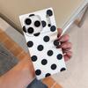 Brief Square Wave Point Pattern Phone Case For iPhone 17 16 15 14 Pro Max Shockproof Soft TPU Back Cover