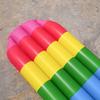 Extra Large Inflatable Pool Float Lounge Rainbow Color Ice Cream Shape Water Recliner Swimming Mattress Pool Accessories