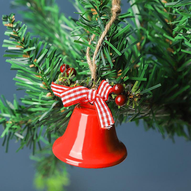 Christmas Bell Ornaments: Small Tree Pendants for Festive Home Decor
