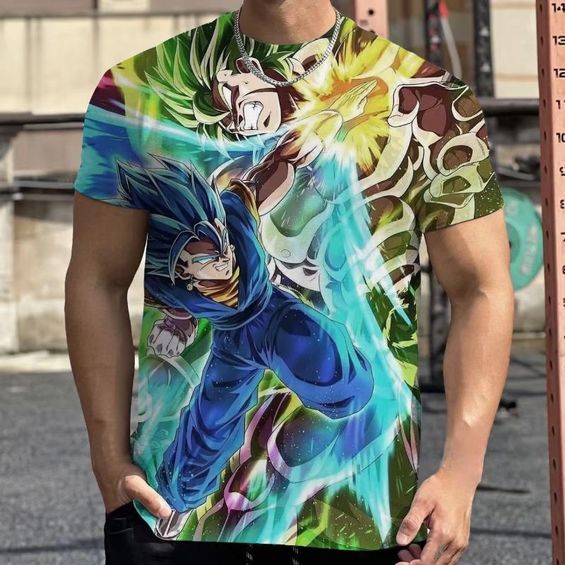 Dragon Ball Super Goku Super Saiyan Blue 3D Print T Shirt Men Kids Summer Short Sleeve