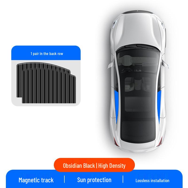 Magnetic Car Window Blackout Curtains: Sunshade Insulation for Privacy and Heat Protection