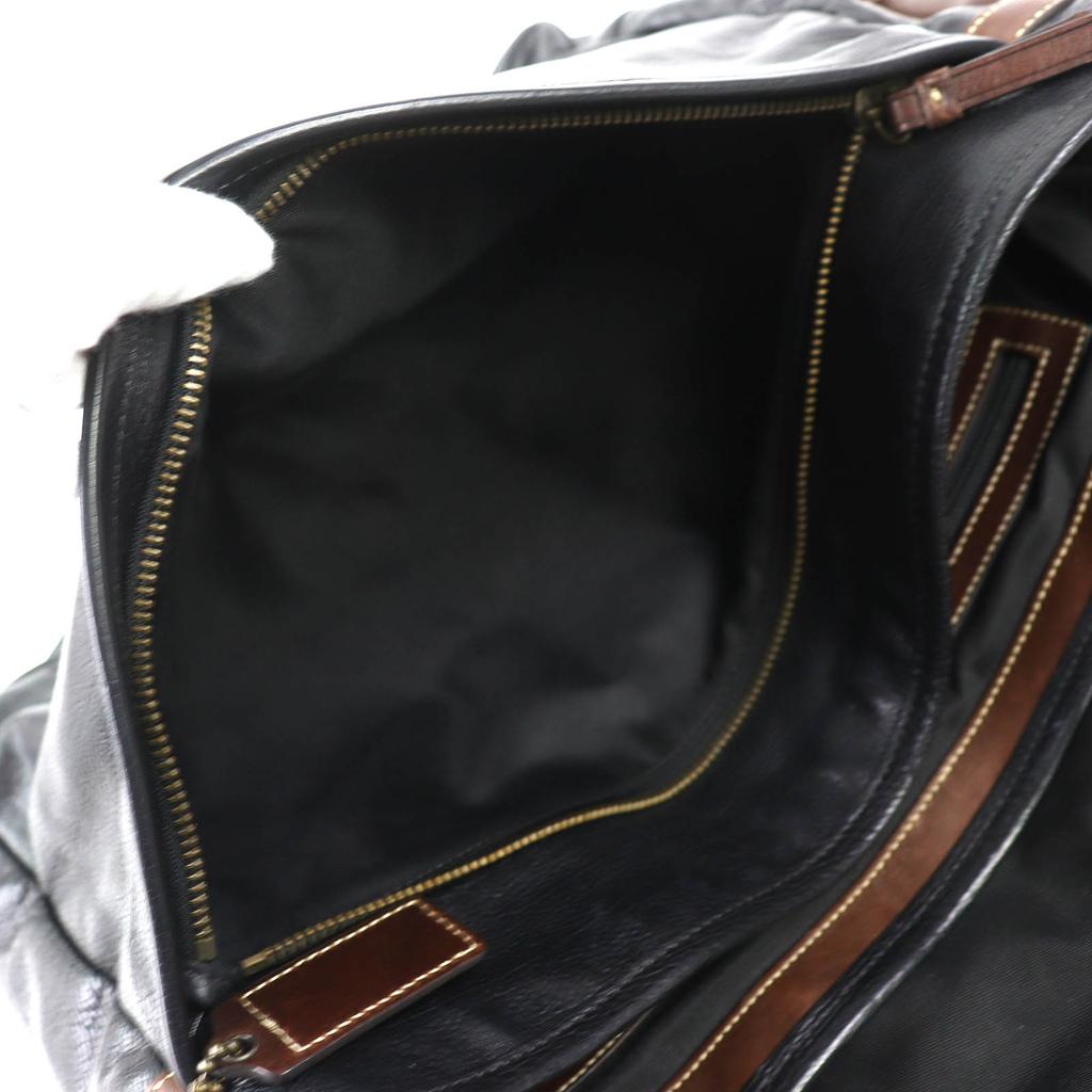 Tolle COACH Schultertasche HARRISON LEATHER MEDIUM MESSENGER schwarz 70386 Gebraucht