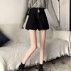 High Waist Slim Fit Zipper Shorts - Wide Leg Casual Summer 2026