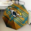 Jaguars Team Spirit Umbrella Folding Umbrella, Automatic Umbrella 8-Frame for Travel, Camping Use Gift for Halloween Christmas