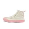 Fabric Logo Wrap Non-Slip High-Top Skate Shoes Women Sneaker White Pink K0A25VS12-024