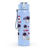 1PC Space Rocket Astronaut Set 750ml Color Plastic Sports Water Bottle Leakproof Flip Straw Lid Suitable for Sports Office Home Use