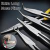 11 Inch Length Cylinder Cable Clamp Straight Bent Tip Needle Nose Pliers  Mechanic Equipment